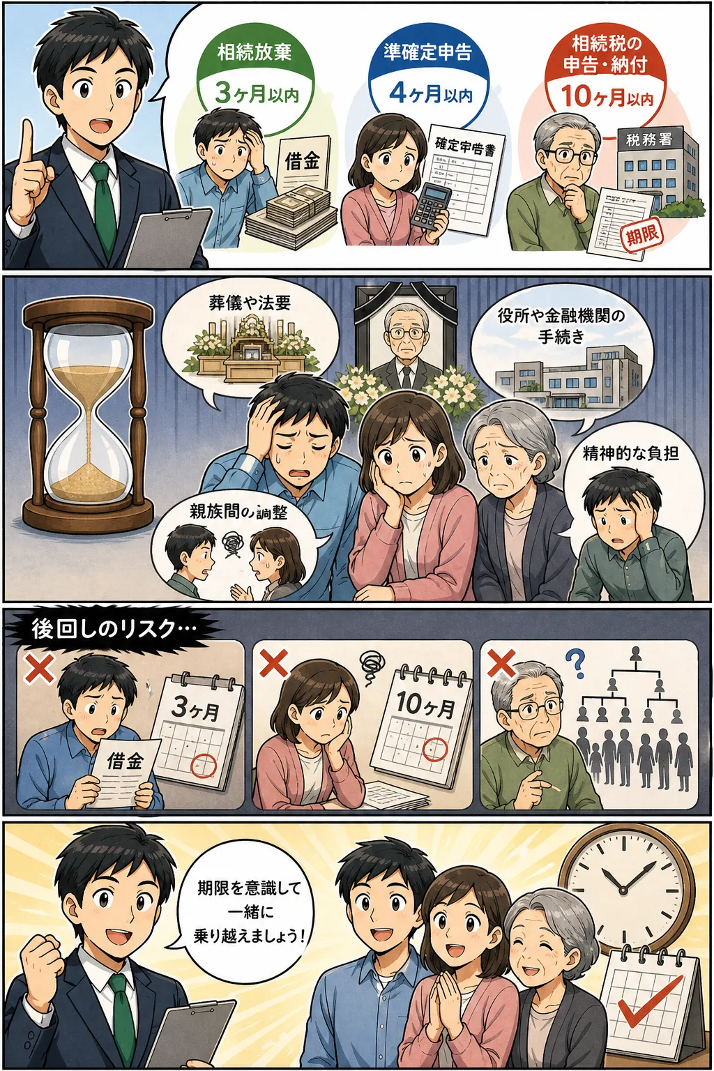 行政書士が伝える「相続と時間のルール」